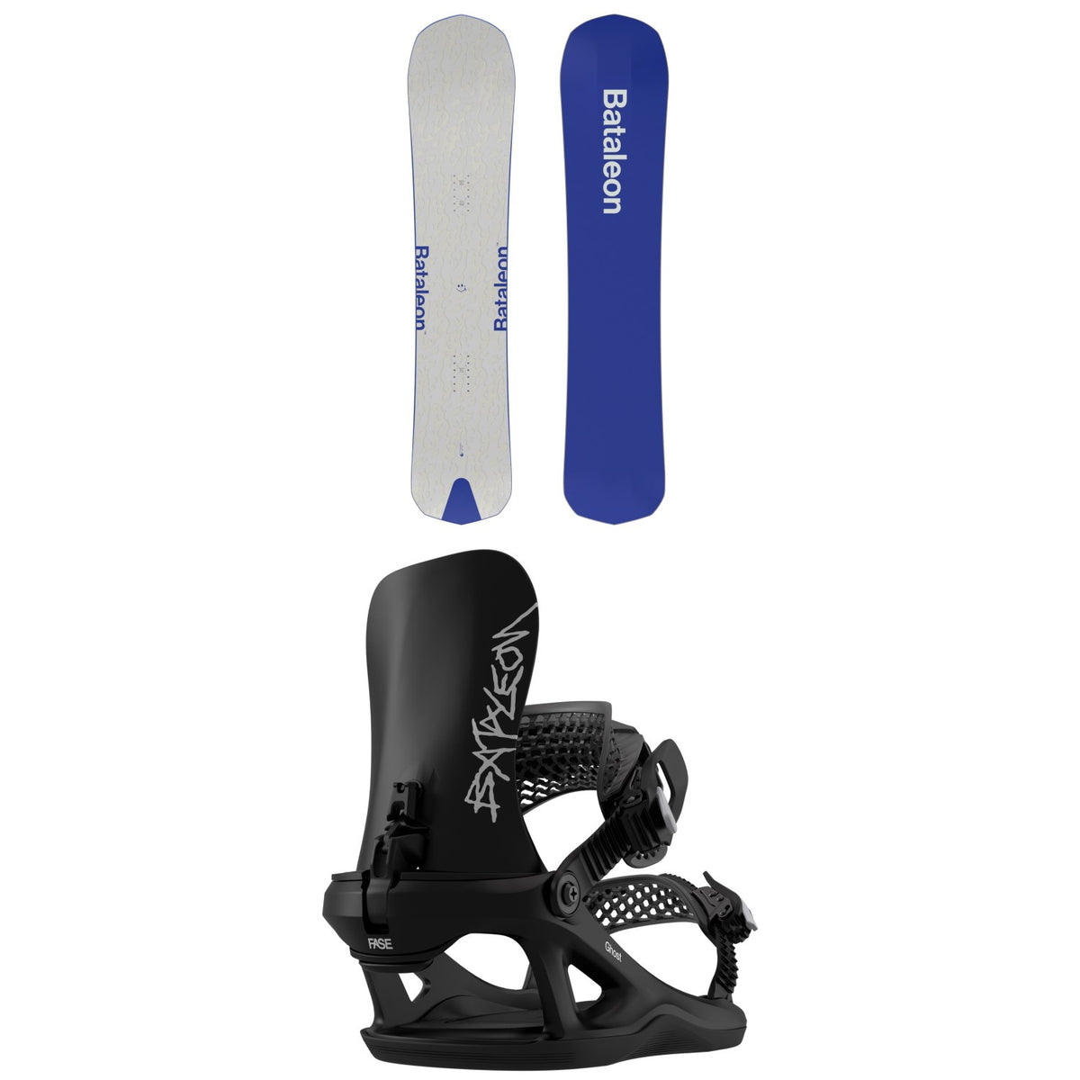 Bataleon Party Wave Snowboard + Ghost FASE Snowboard Bindings 2027