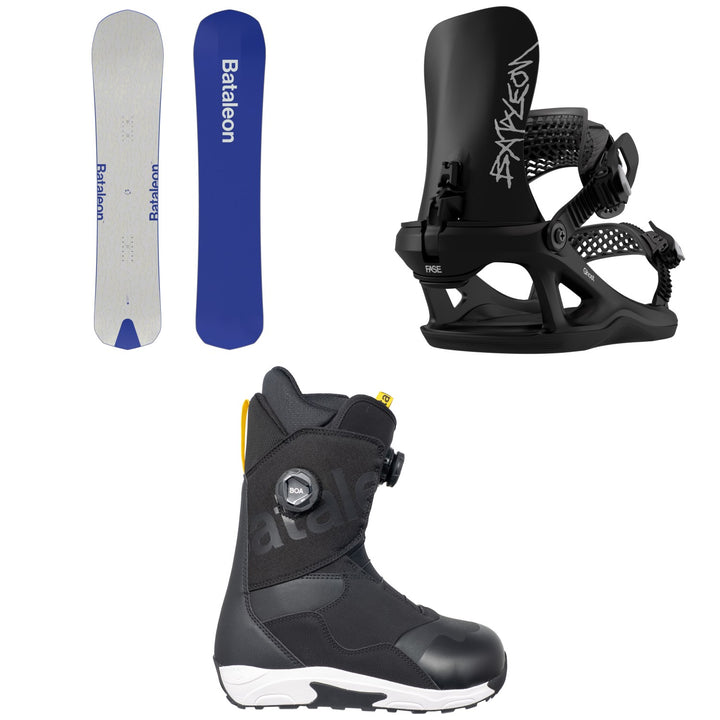 Bataleon Party Wave Snowboard + Ghost FASE Snowboard Bindings + Twist Double Boa Snowboard Boots 2027