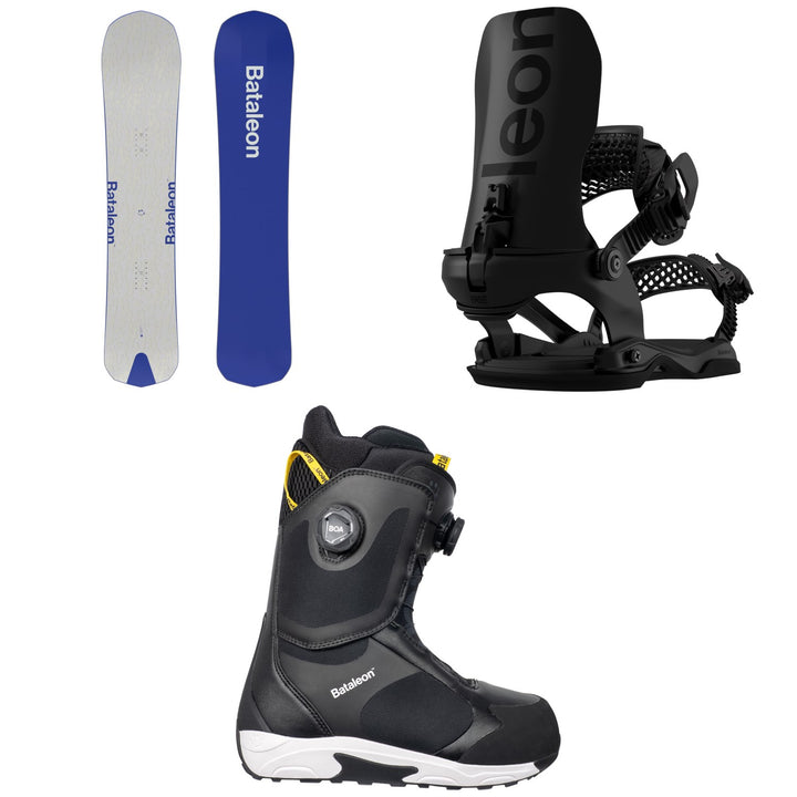 Bataleon Party Wave Snowboard + Blaster AW FASE Snowboard Bindings + Rave Double Boa Snowboard Boots 2027