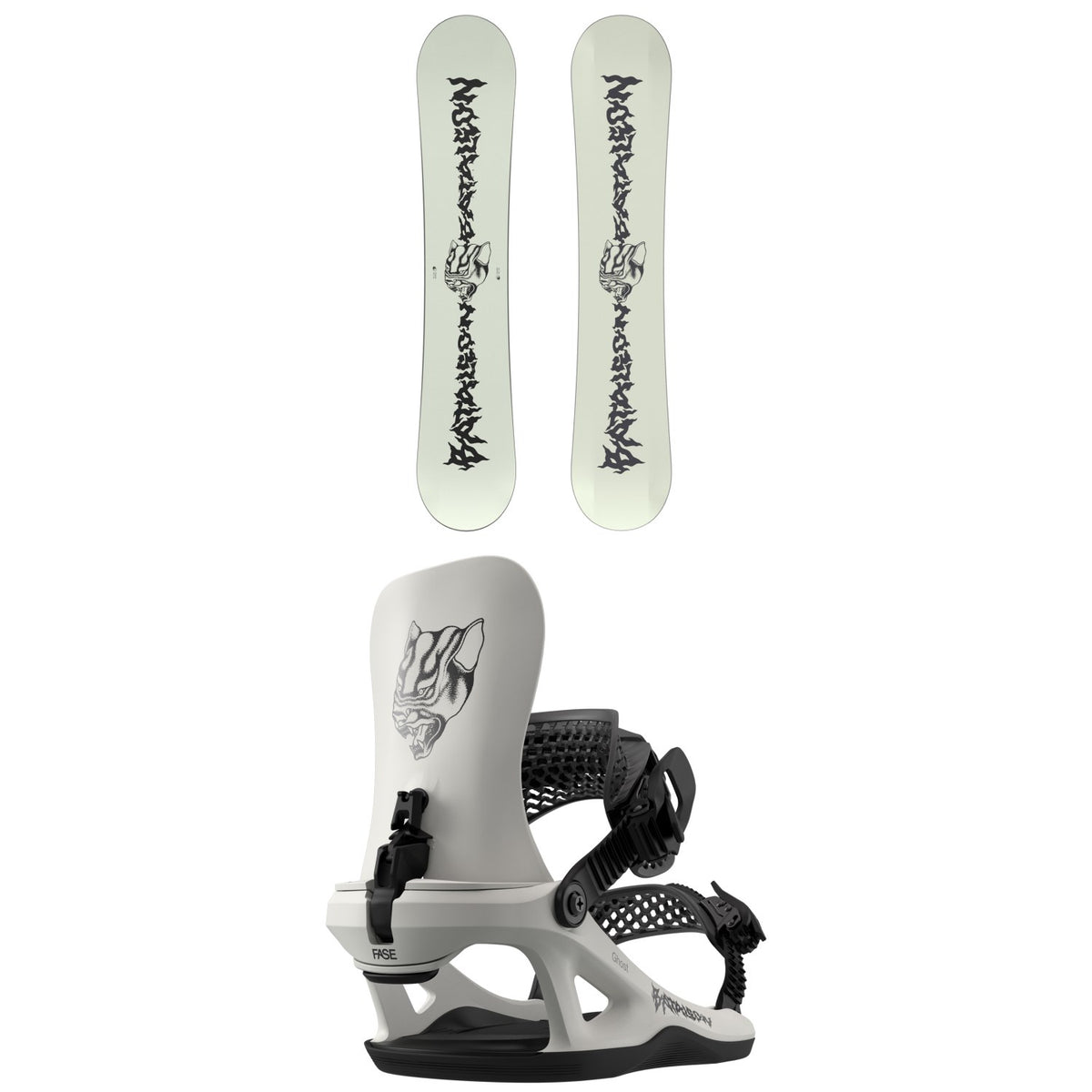 Bataleon Disaster Snowboard + Ghost FASE Snowboard Bindings 2027