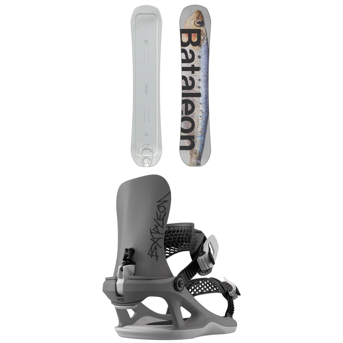 Bataleon Fun.Kink Snowboard + Ghost FASE Snowboard Bindings 2027