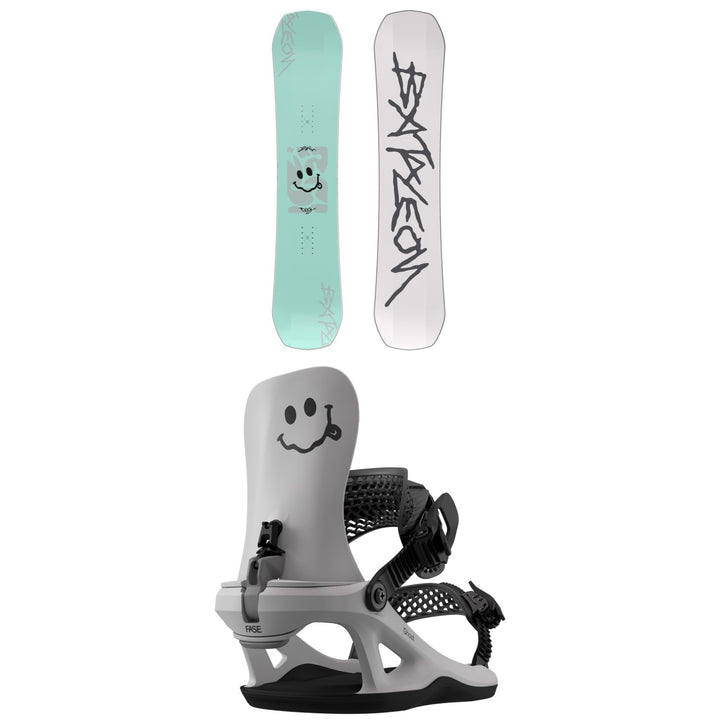 Bataleon Evil Teen Snowboard + Ghost FASE Snowboard Bindings - Kids' 2027
