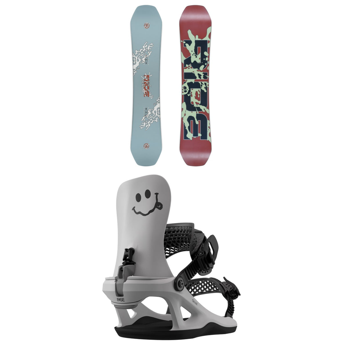 Ride Zero Jr Snowboard + Ghost FASE Snowboard Bindings - Kids' 2027