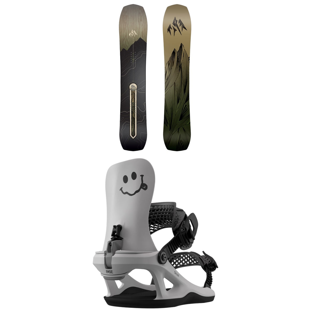 Jones Flagship Snowboard + Ghost FASE Snowboard Bindings - Kids' 2027