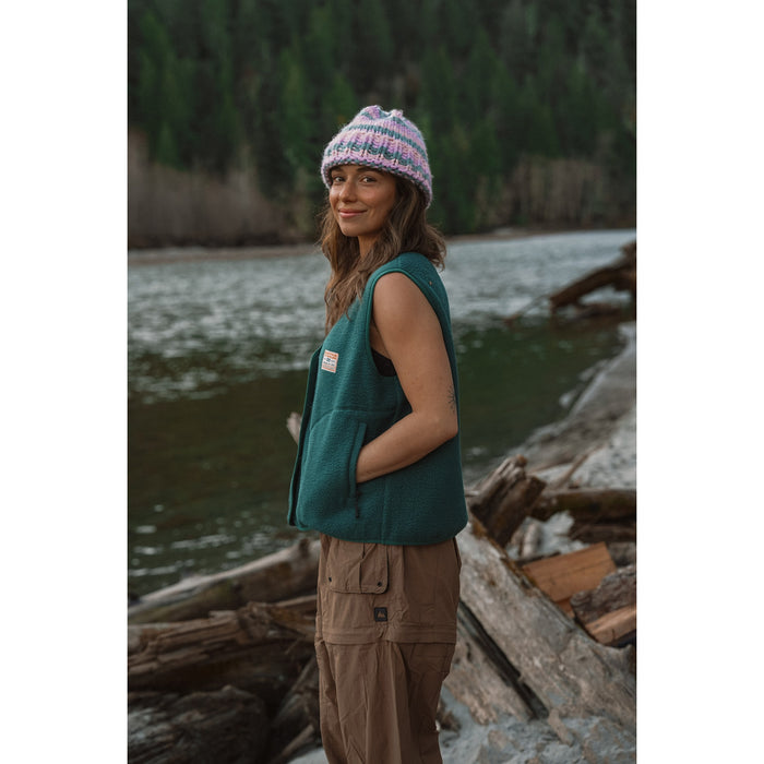 Notice The Reckless Emerald Cropped Vest - Women's Emerald