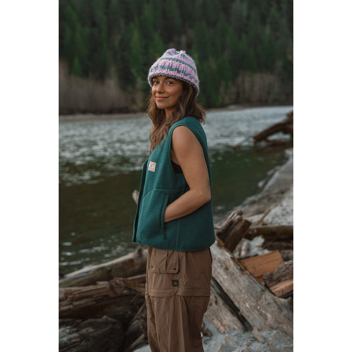 Notice The Reckless Emerald Cropped Vest - Women's Emerald