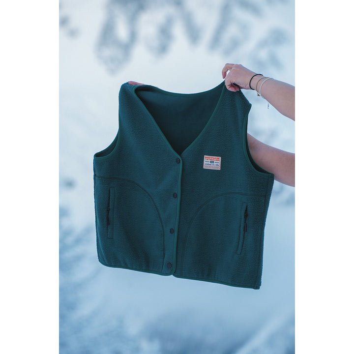 Notice The Reckless Emerald Cropped Vest - Women's Emerald