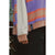 Notice The Reckless Retro Stripe Polo Shirt - Women's Purple/Brown/Orange/Cream