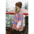 Notice The Reckless Retro Stripe Polo Shirt - Women's Purple/Brown/Orange/Cream