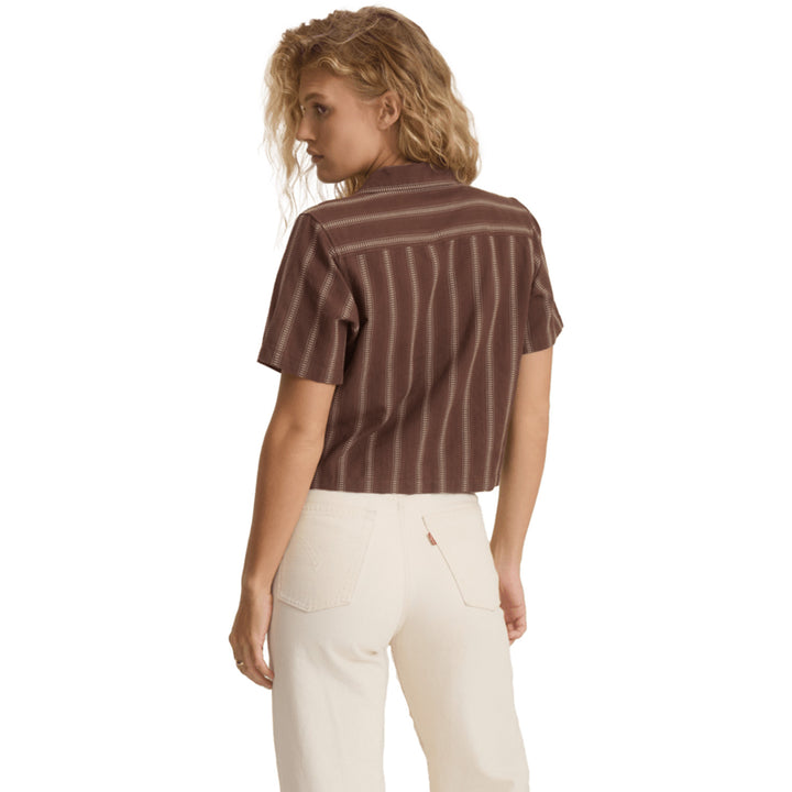 Roark Crosswinds Camp Shirt - Women's Coco Bean