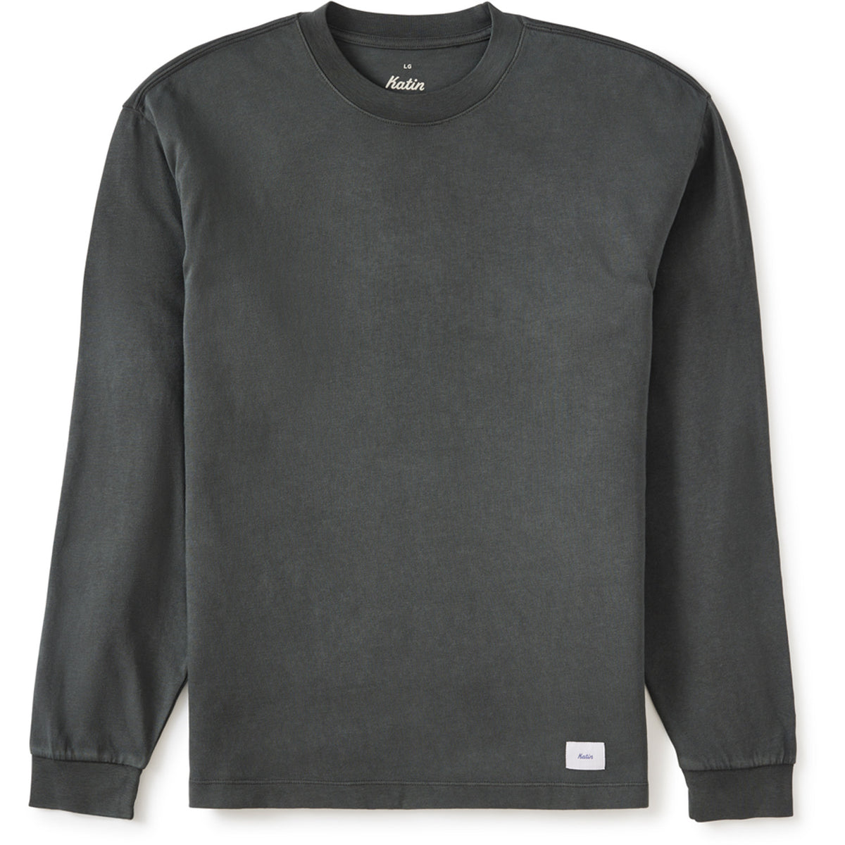 Katin Box Fit Long-Sleeve T-Shirt - Men's Black Vintage Wash