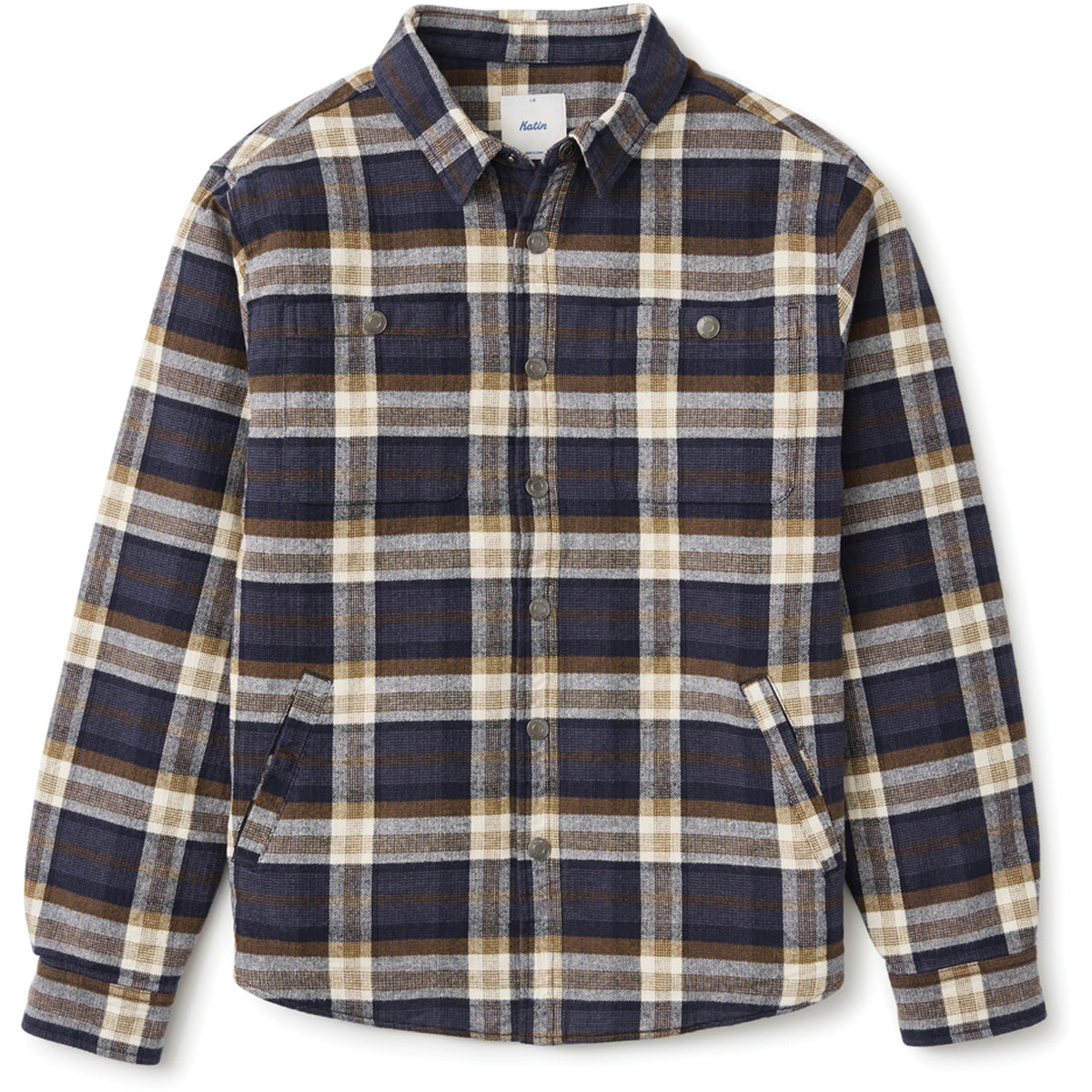 Katin Harold Plaid Shirt Jacket - Men's Navy