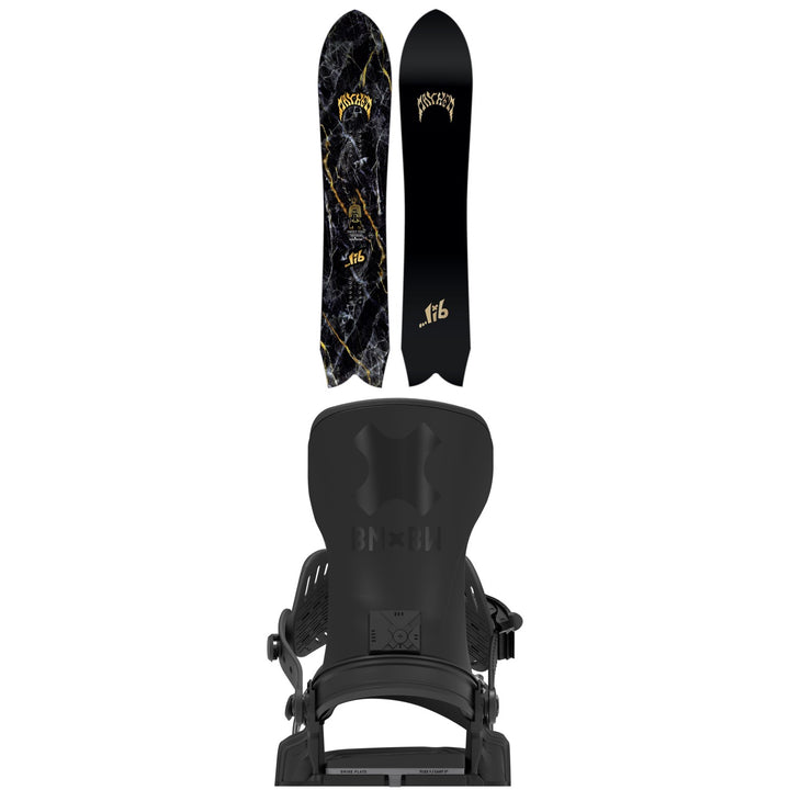 Lib Tech Mayhem Sweetfish Snowboard + Bent Metal Transfer Pro Snowboard Bindings 2027