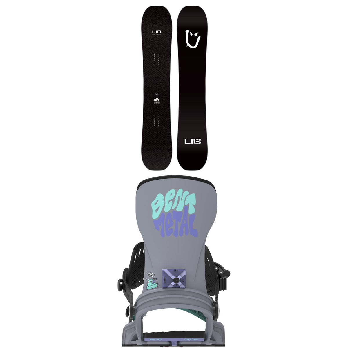 Lib Tech dPr Snowboard + Bent Metal Stylist Snowboard Bindings - Women's 2027
