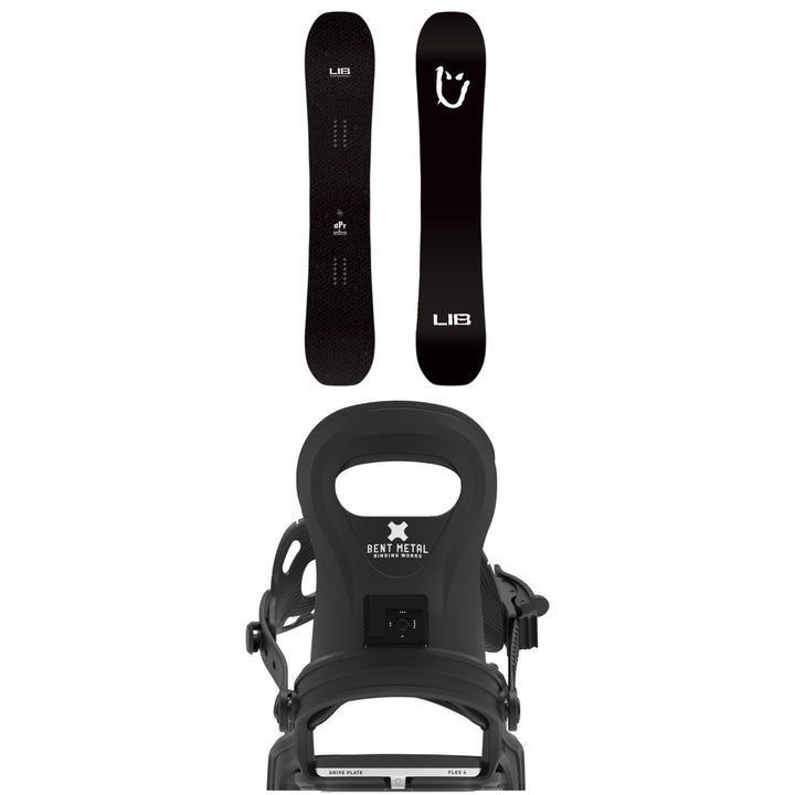 Lib Tech dPr Snowboard + Bent Metal BMX Snowboard Bindings - Kids' 2027