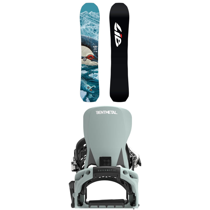 Lib Tech T. Rice Orca II Snowboard + Bent Metal Lightning Supermatic Snowboard Bindings 2027