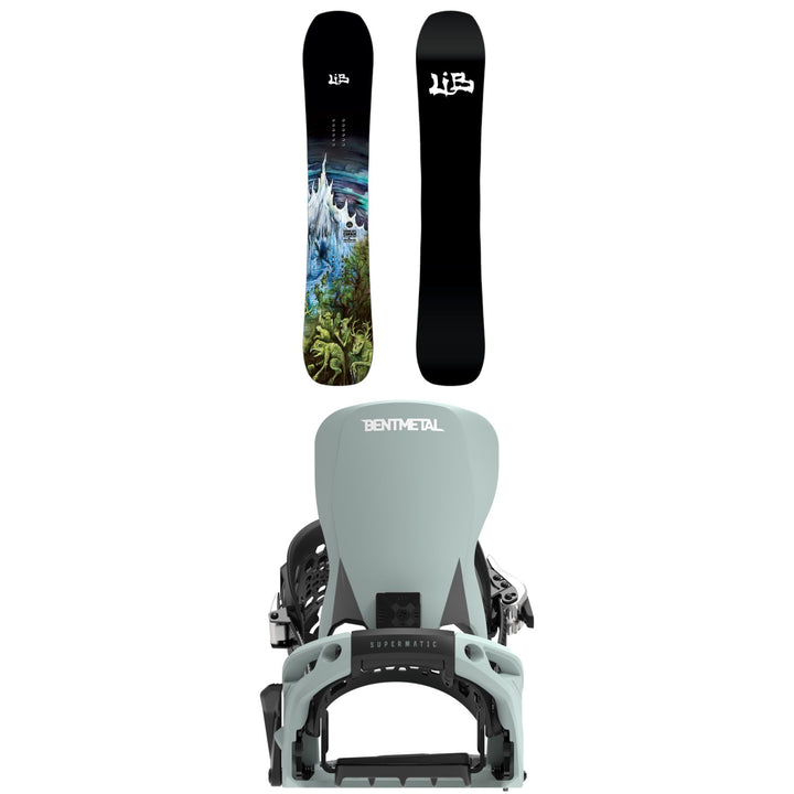 Lib Tech Skunk Ape Camber Snowboard + Bent Metal Lightning Supermatic Snowboard Bindings 2027