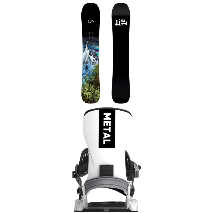 Lib Tech Skunk Ape Camber Snowboard + Bent Metal T-Zero Snowboard Bindings 2027