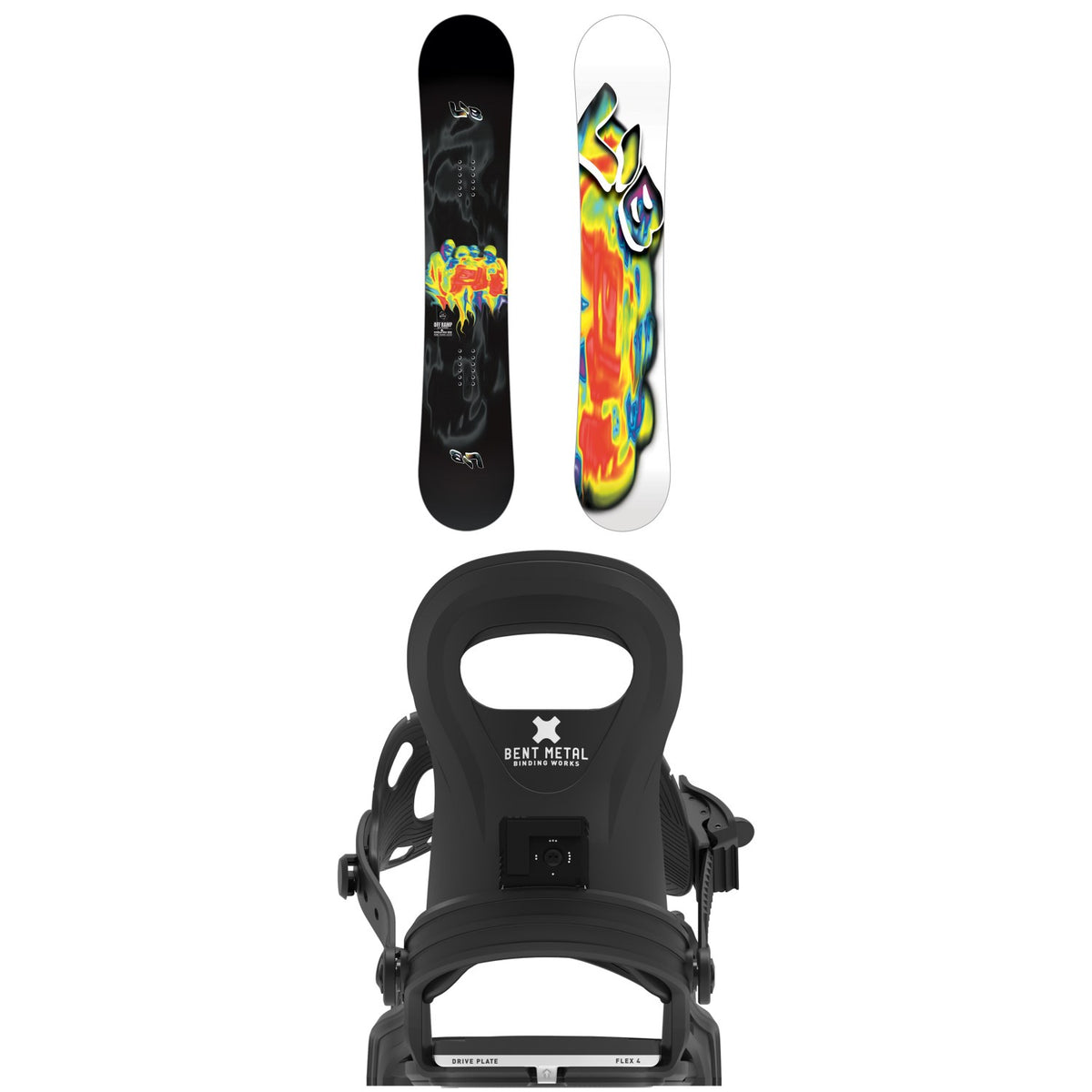 Lib Tech Off Ramp Snowboard + Bent Metal BMX Snowboard Bindings - Kids' 2027