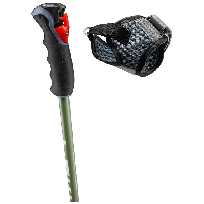 LEKI Peak Vario TR Ski Poles 2027 Black/Olive/White