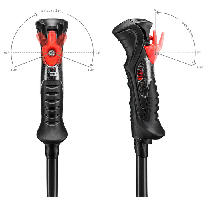 LEKI Airfoil 14 TR Ski Poles 2027 Black/Anthracite