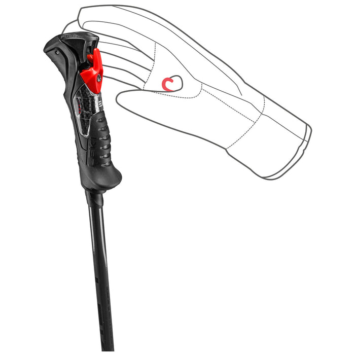 LEKI Airfoil 14 TR Ski Poles 2027 Black/Anthracite