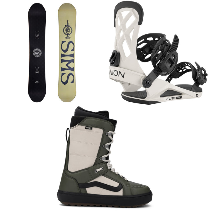 Sims Joker Snowboard + Union Flite Pro Snowboard Bindings + Vans Hi Standard OG Snowboard Boots 2026