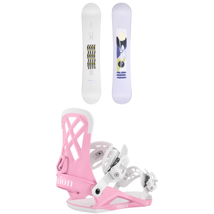 Sims Fluid Snowboard + Union Rosa Snowboard Bindings - Women's 2026