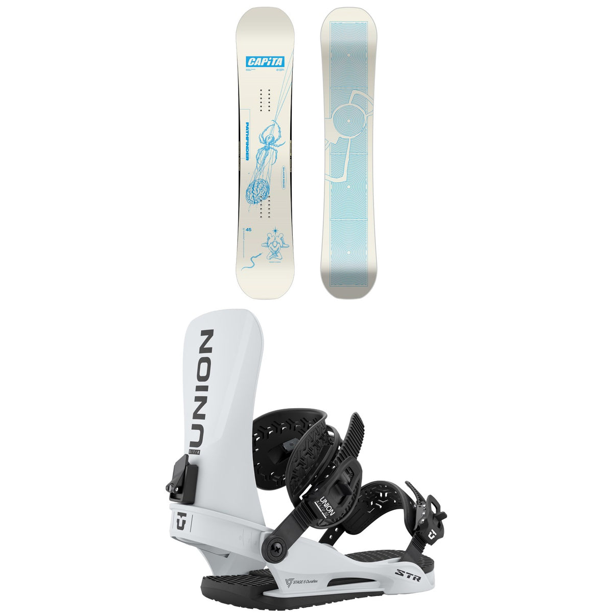 CAPiTA Pathfinder Snowboard + Union STR Snowboard Bindings 2027