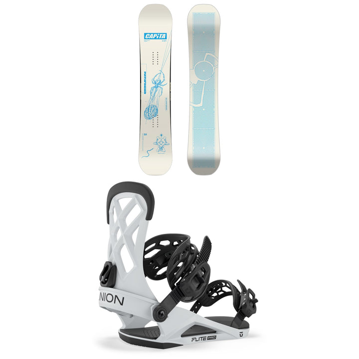 CAPiTA Pathfinder Snowboard + Union Flite Pro Snowboard Bindings 2027