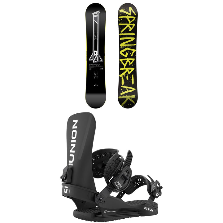 CAPiTA Spring Break Stairmaster Snowboard + Union STR Snowboard Bindings 2027