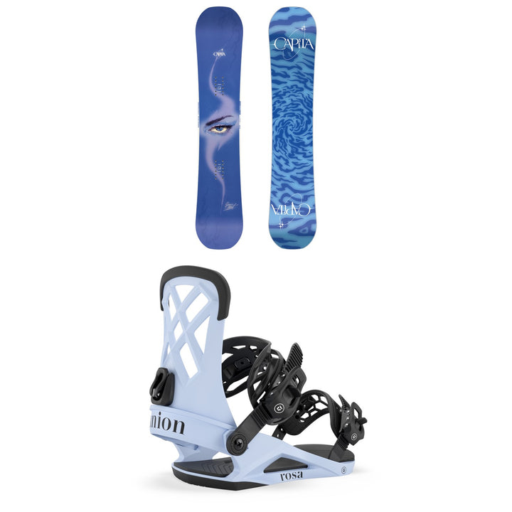 CAPiTA Space Metal Snowboard + Union Rosa Snowboard Bindings - Women's 2027
