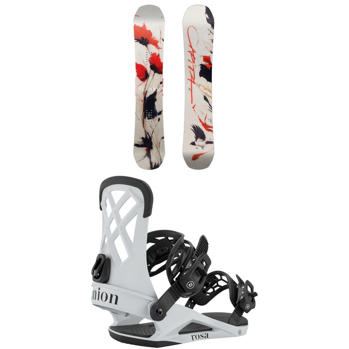 CAPiTA Birds Of A Feather Snowboard + Union Rosa Snowboard Bindings - Women's 2027