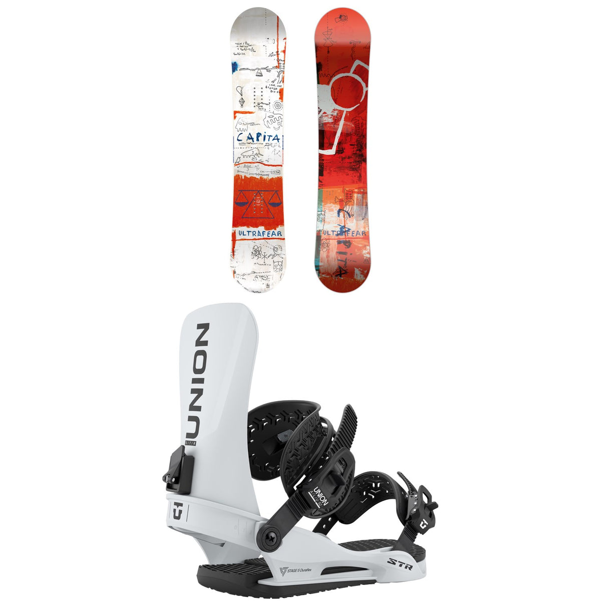 CAPiTA Ultrafear Snowboard  + Union STR Snowboard Bindings 2027