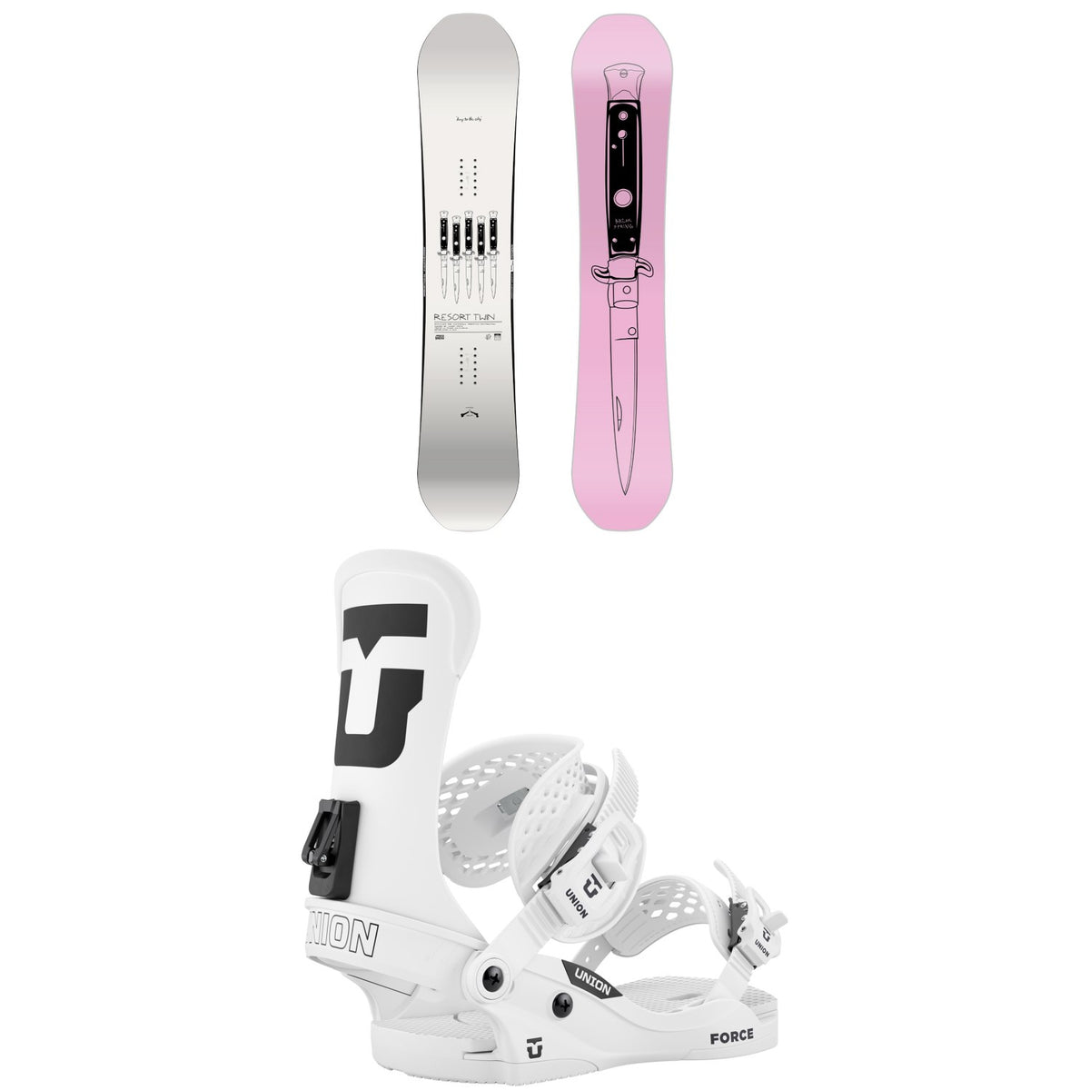 CAPiTA Spring Break Resort Twin Snowboard + Union Force Classic Snowboard Bindings 2027