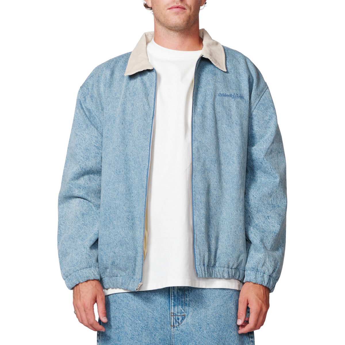 The Critical Slide Society Blackbird Denim Jacket - Men's Denim Blue