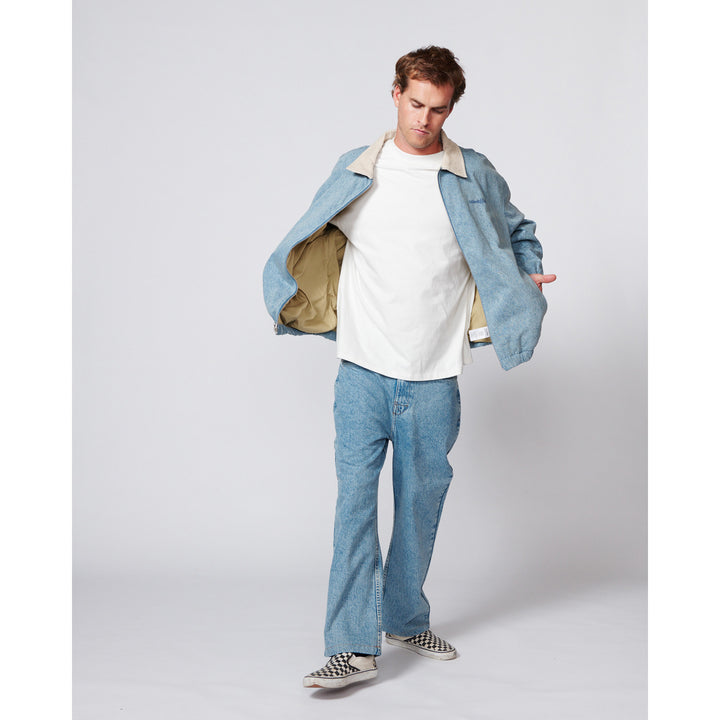 The Critical Slide Society Blackbird Denim Jacket - Men's Denim Blue