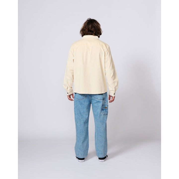 The Critical Slide Society Surface Cord Overshirt - Men's Bone