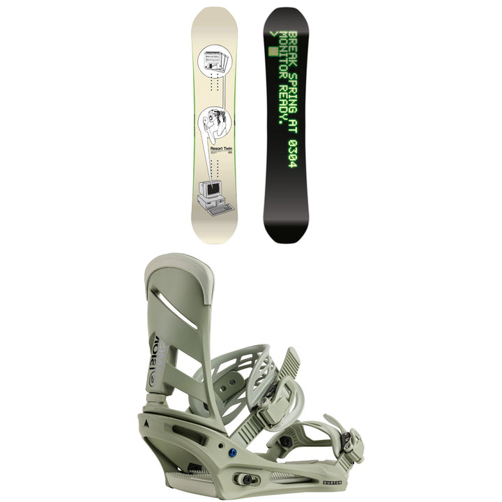 CAPiTA Spring Break Resort Twin Snowboard + Burton Mission Snowboard Bindings 2026