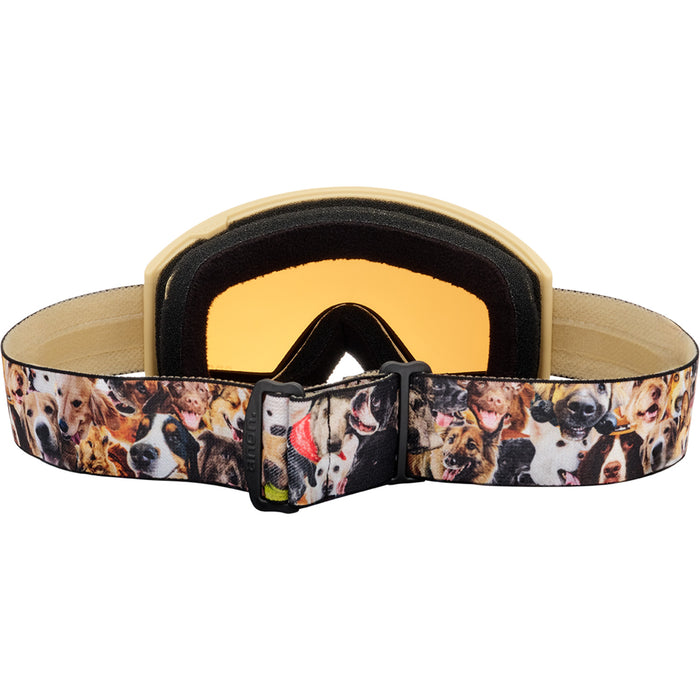 Anon Tracker 2.0 MFI Low Bridge Fit Goggles - Kids' Shop Dogs/Silver Amber