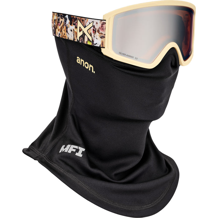 Anon Tracker 2.0 MFI Low Bridge Fit Goggles - Kids' Shop Dogs/Silver Amber