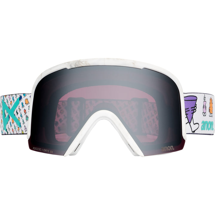 Anon Nesa MFI Low Bridge Fit Goggles LB Encounters/Perceive Sunny Onyx+Perceive Variable Violet