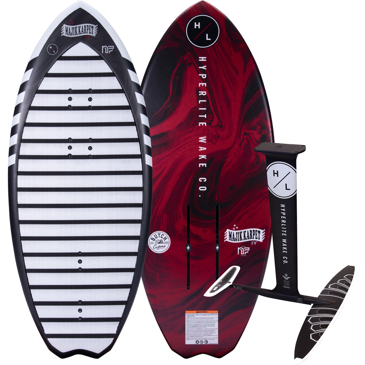 Hyperlite Majik Karpet 4.4 + Raptor Carbon Wakefoil Package 2026