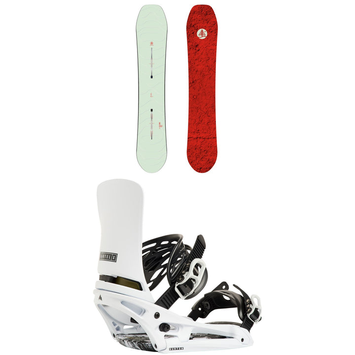 Burton Family Tree High Fidelity Snowboard + Cartel X EST Snowboard Bindings 2027