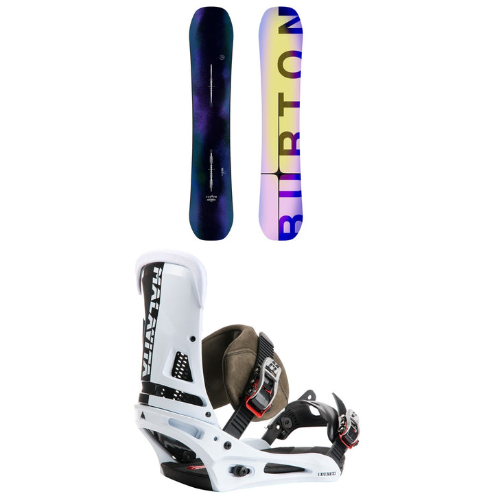 Burton Custom Flying V Snowboard + Malavita X Snowboard Binding 2027