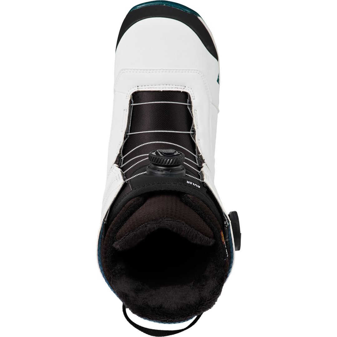 Men's Burton Ruler BOA Snowboard Boots, White / Regular / 15