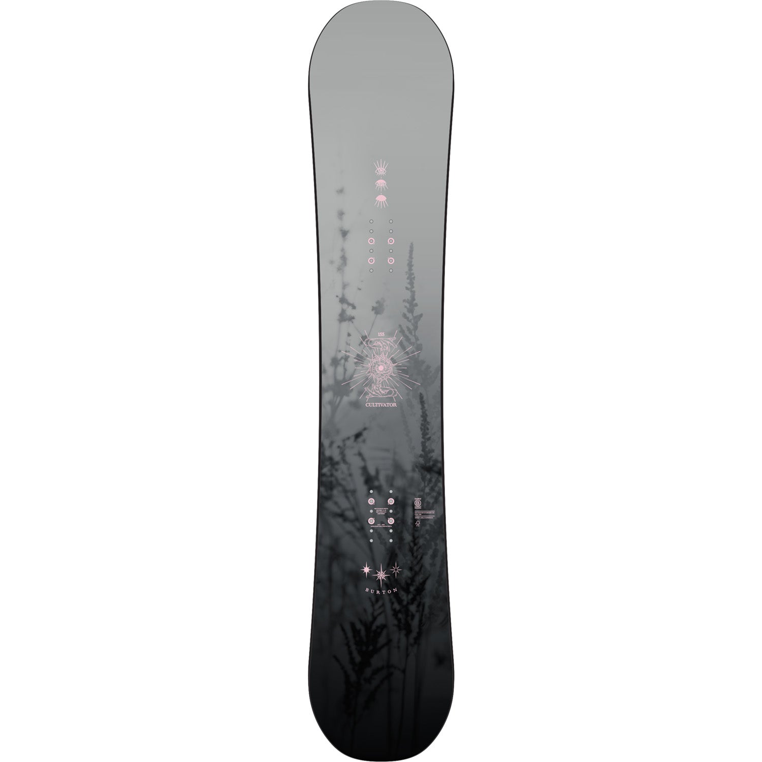 burton black love snowboard Cultivator Flat Top Snowboard- 2027 Mist, 140cm Loungefly Disney Villains Custom Leer Canopy Fishing Color:Blonde Cowhide layering dense wood exactly