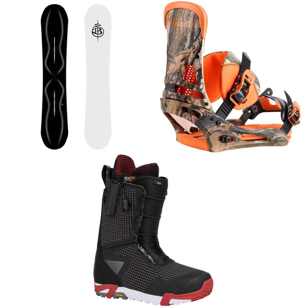 Burton Mystery Process Snowboard + Malavita X Snowboard Binding + SLX Snowboard Boots 2027