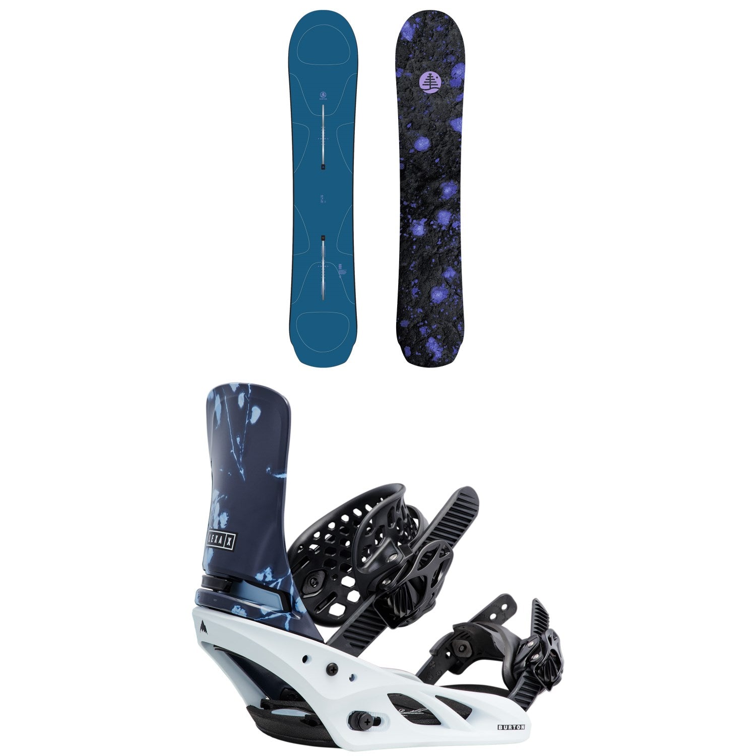 Burton Family Tree Full Nelson Snowboard + Lexa X Snowboard