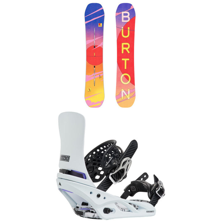 Burton Feelgood Snowboard + Lexa X Snowboard Bindings - Women's 2027